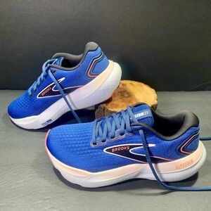 Brooks Glycerin 21 Women’s Blue Red Black Running Walking Sneakers Shoe Size- 8